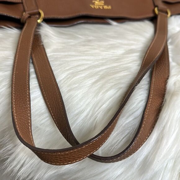 💯Authentic PRADA Vitello Daino Double Pocket Tote🍀 - Picture 16 of 16